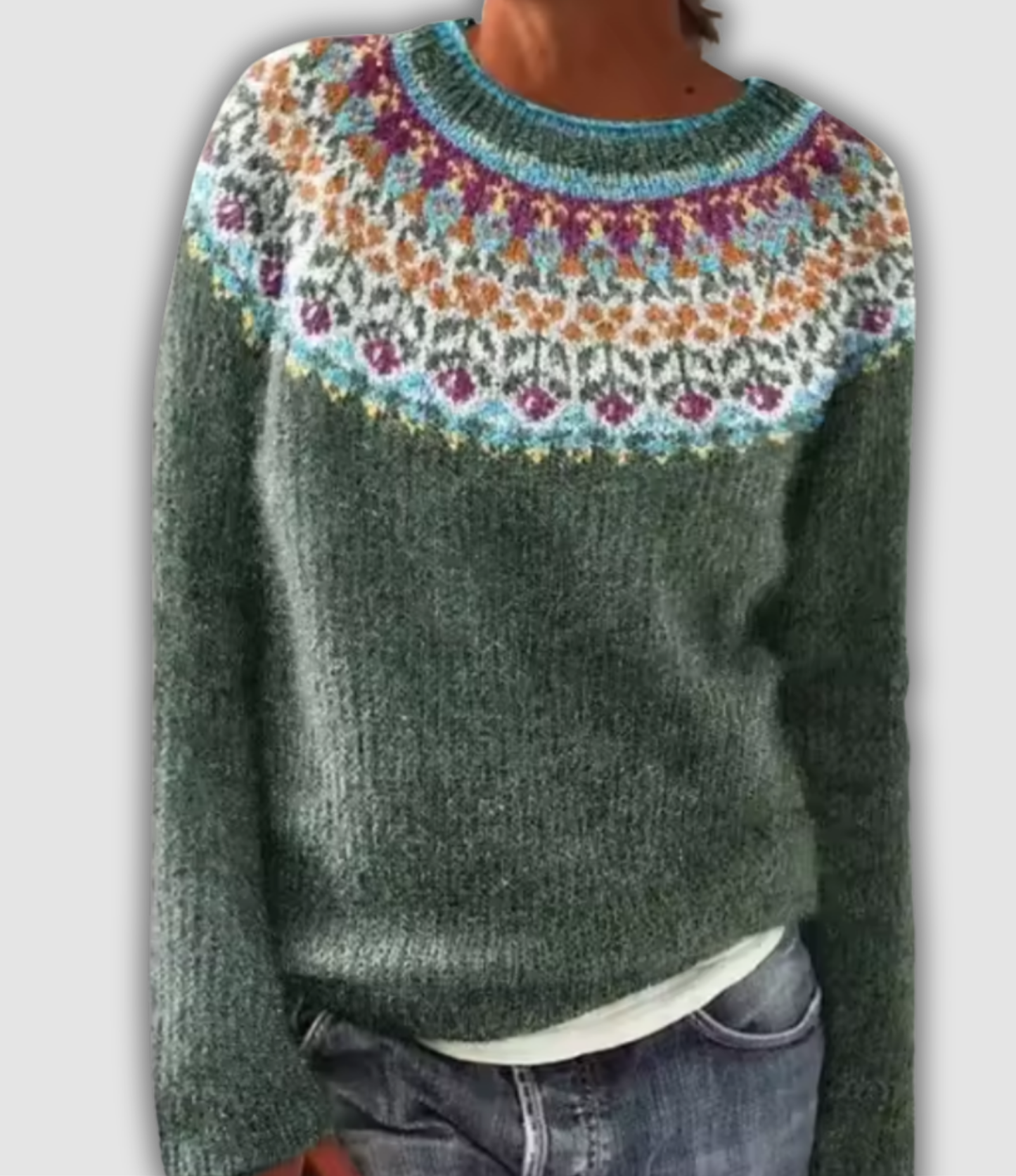 סלינה™ - סווטשירט רטרו נעים