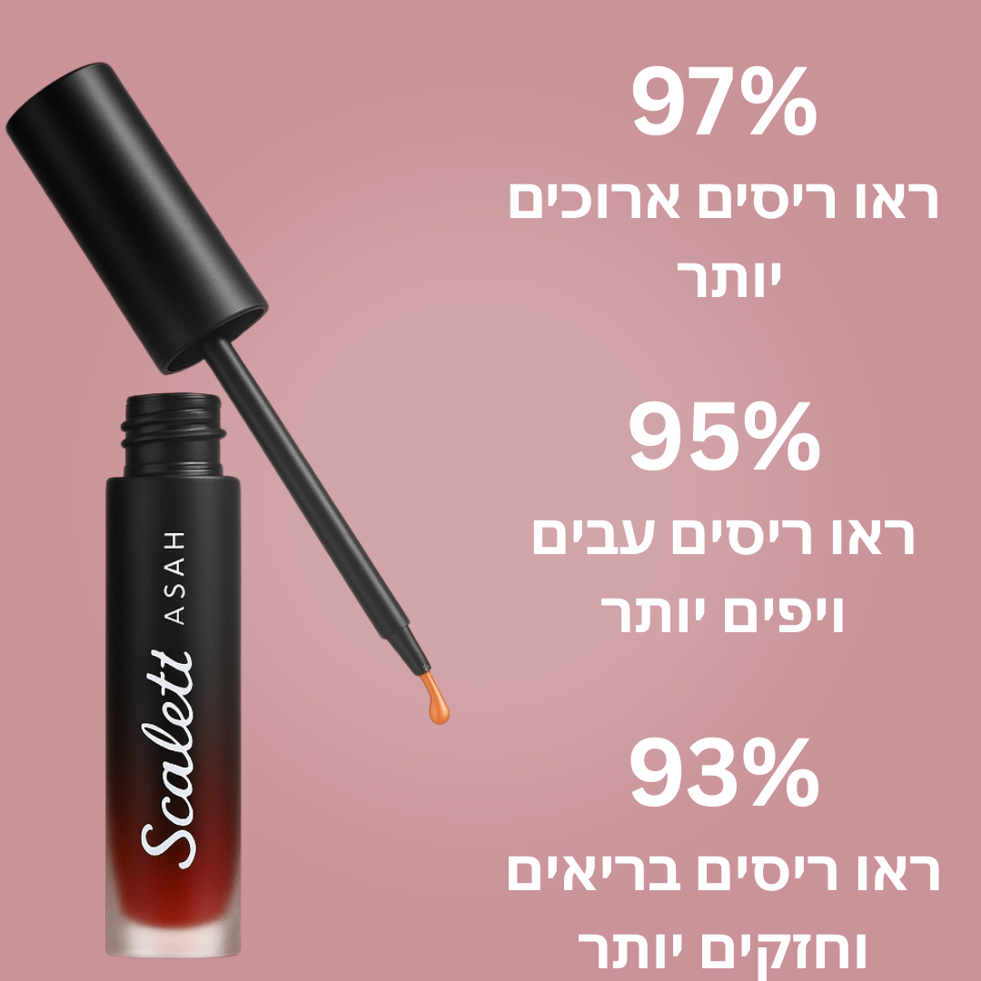 סרום טבעי ומיוחד לריסים בריאות