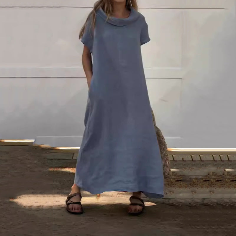 שמלה נוחה ומשוחררת ליום יום