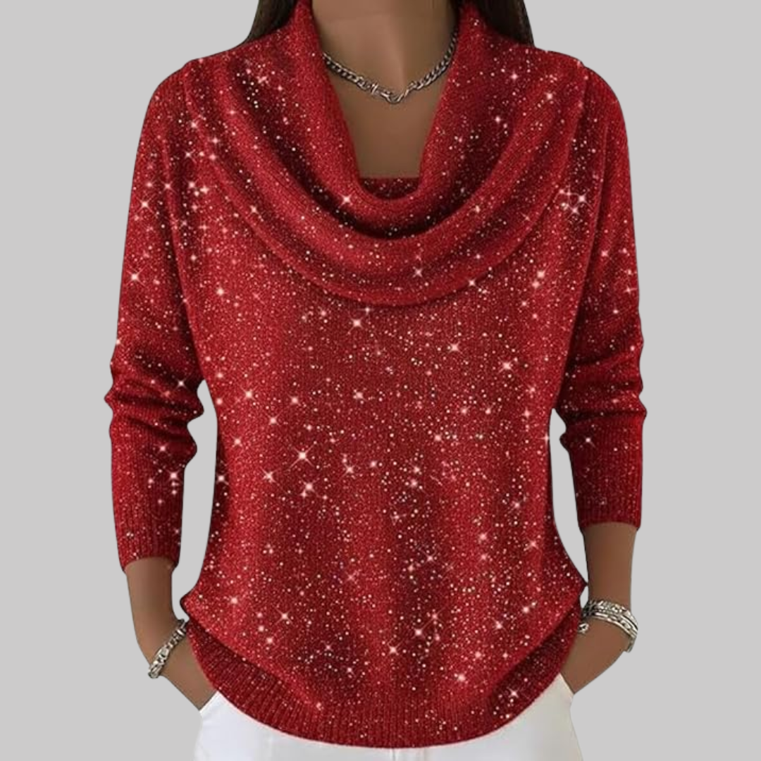 BÉA™|סוודر עם צווארון רך