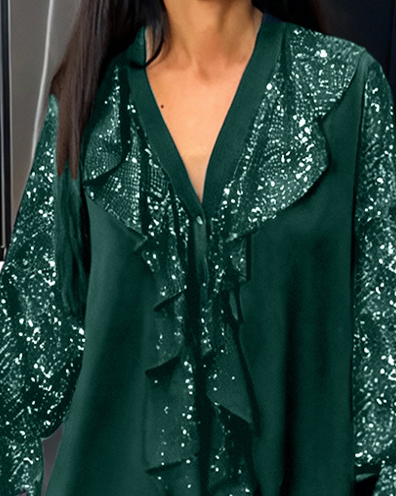 חולצות רחבות בצבע אחיד עם קפלים