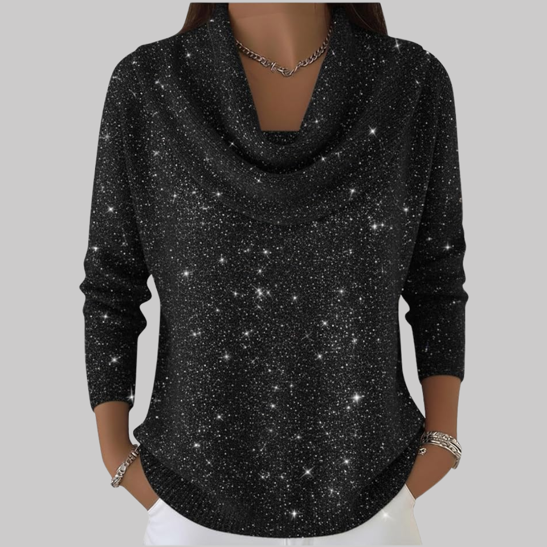 BÉA™|סוודر עם צווארון רך