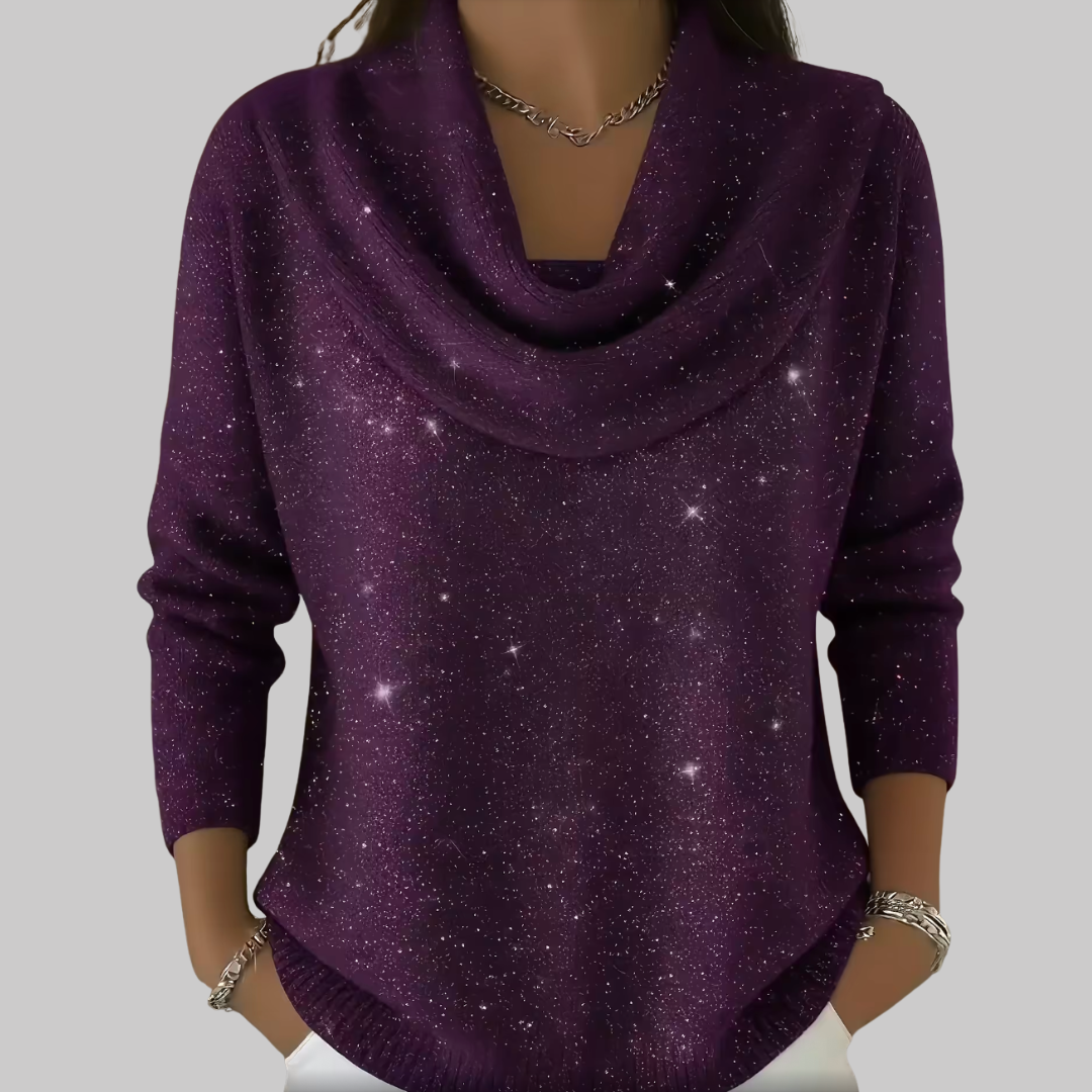 BÉA™|סוודر עם צווארון רך