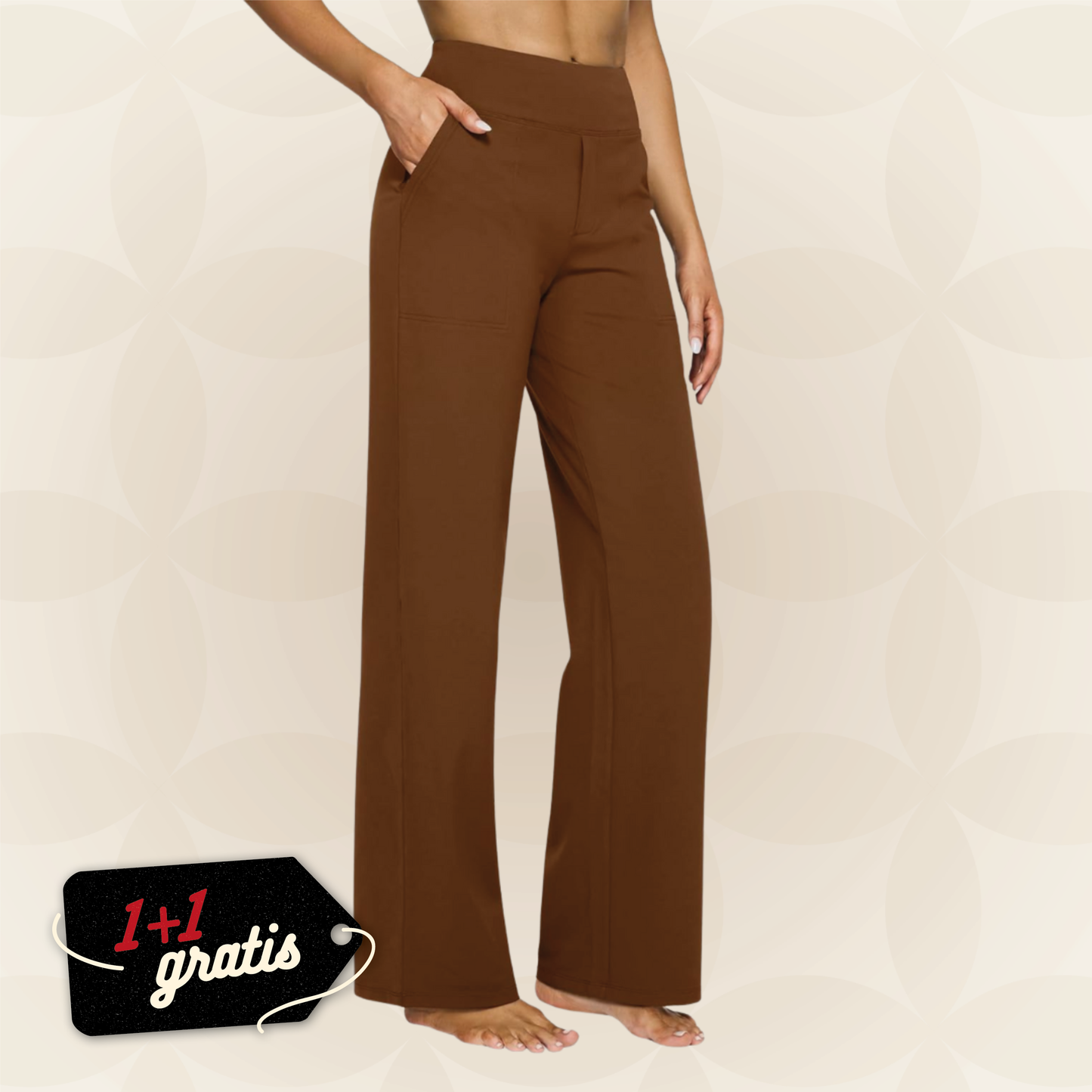 מכנסיים אלסטיים נוחים לכל אישה