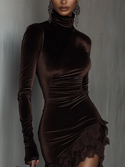 דליה | שמלת מיני עם תחרה